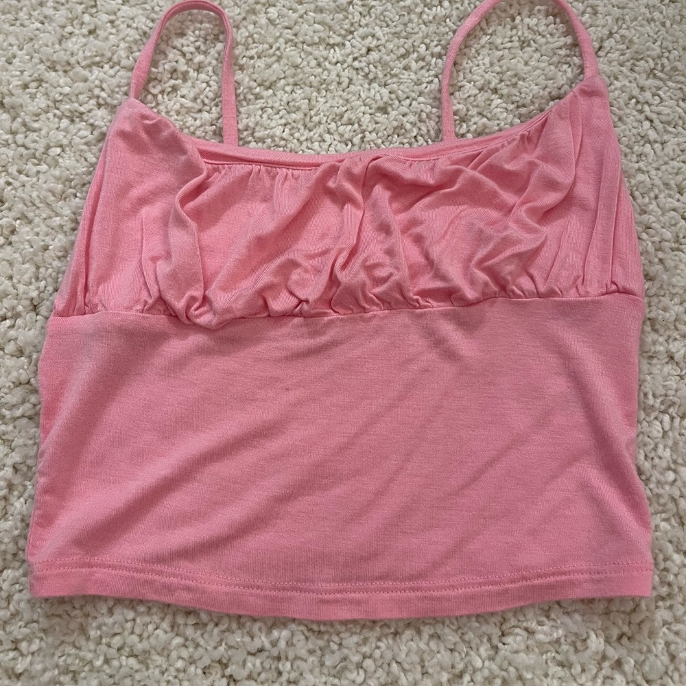 pink crop top from Pacsun